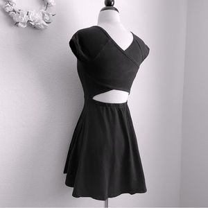 Brandy Melville Cutout Basic Black Dress